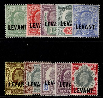 british-levant-edvii-sg-l1-l10-1905-12-complete-set-m-mint-cat-120