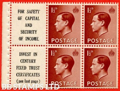 sg-459a-pb5-9-1d-red-brown-an-unmounted-mint-booklet-pane-of-6-b92537