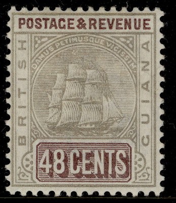 british-guiana-qv-sg202-48c-dull-purple-orange-red-m-mint-cat-45