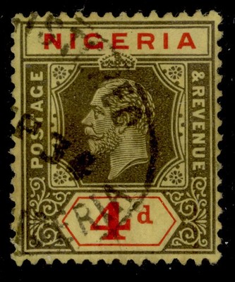 nigeria-gv-sg24a-4d-black-red-pale-yellow-fine-used