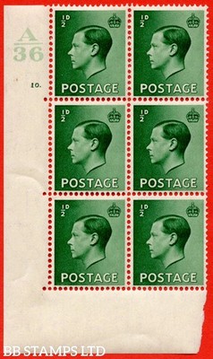 sg-457-p1b-d-green-an-unmounted-mint-control-block-of-6-control-a-b81412