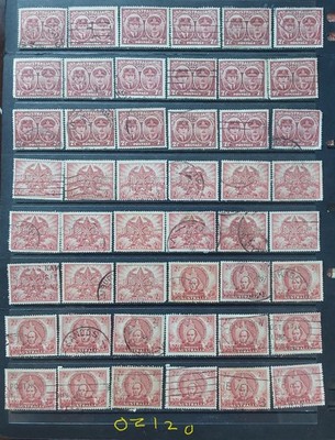australia-1940-s-selection-2-5d-red-commemoratives-col-vars-used-oz120