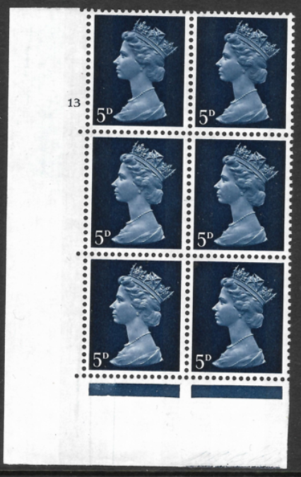 5d-pre-decimal-machin-cyl-13-no-dot-pva-unmounted-mint