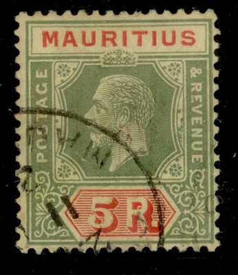 mauritius-gv-sg240-5r-green-red-yellow-fine-used-cat-110