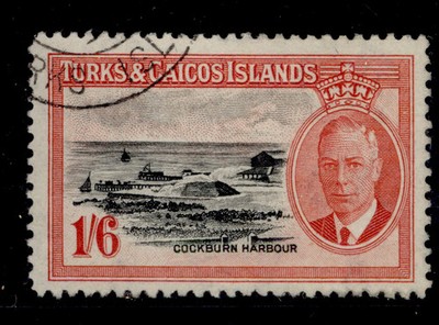 turks-caicos-gvi-sg230-1s-6d-black-scarlet-fine-used