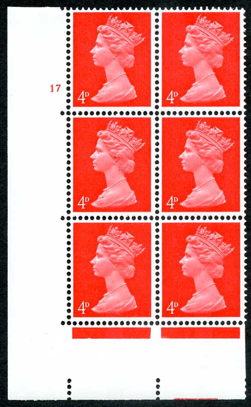 u14-4d-bright-vermillion-pva-head-b-one-4mm-centre-band-cyl-17-no-dot-perf-a