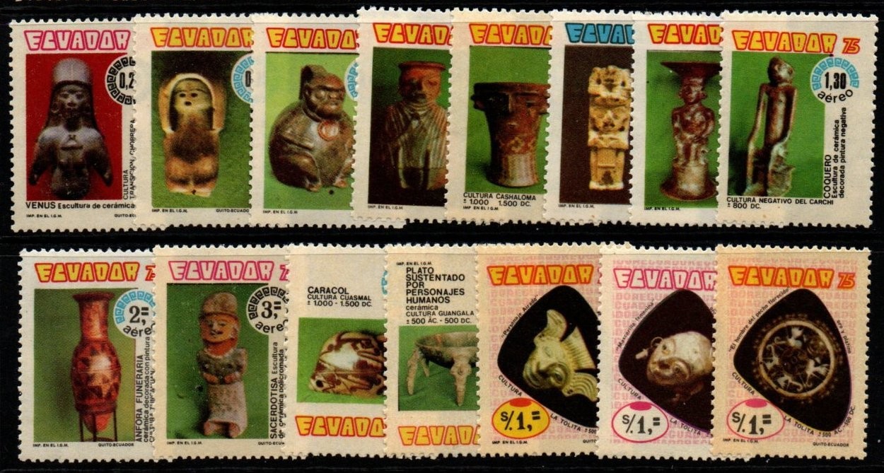ecuador-sg1620-34-1976-archaeological-discoveries-mnh