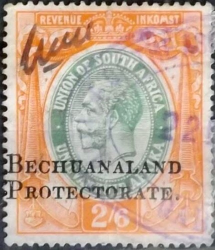 scarce-kgv-2-6-bechuanaland-protectorate-revenue-overprint-good-used