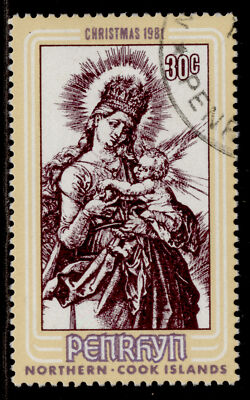 cook-islands-penrhyn-island-qeii-sg245-1981-30c-christmas-fine-used