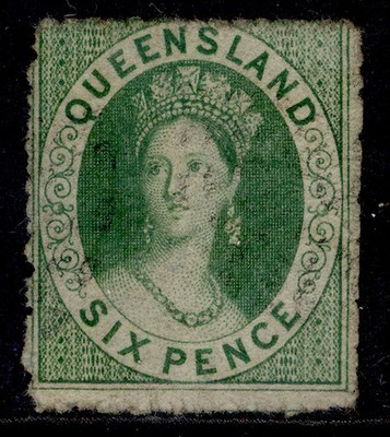 australia-queensland-qv-sg18-6d-yellow-green-used-cat-35