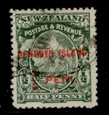 cook-islands-penrhyn-island-edvii-sg4-d-green-fine-used-cat-14