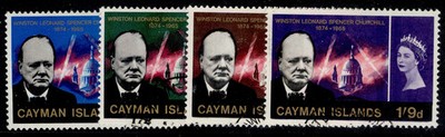 cayman-islands-qeii-sg188-191-1966-churchill-commemoration-set-fine-used
