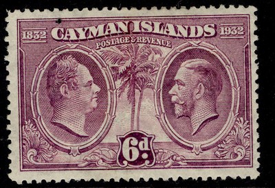 cayman-islands-gv-sg91-6d-purple-m-mint-cat-14