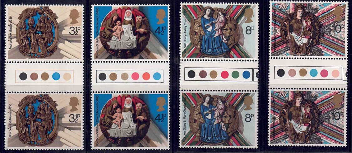 qeii-1974-christmas-traffic-light-gutter-pairs-unmounted-mint