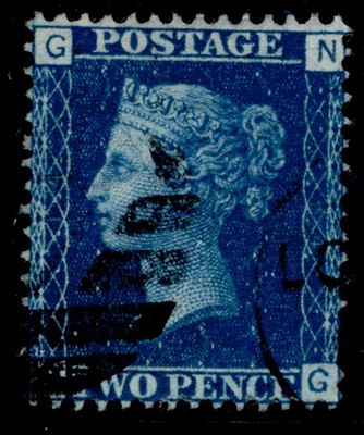 gb-qv-sg47-2d-dp-blue-plate-14-fine-used-cat-20-ng