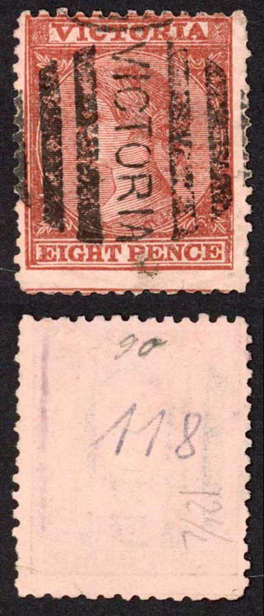 victoria-sg194-8d-red-brown-pink-wmk-10-perf-12-5-fine-used-cat-60-pounds