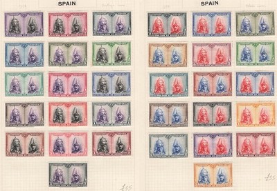 spain-1928-roman-catacombs-set-of-16-fine-mint-santiago-issue-ditto-toledo