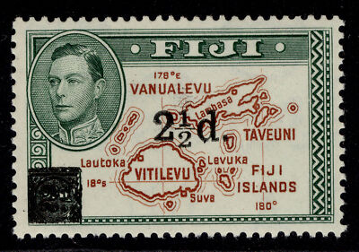 fiji-gvi-sg267-2d-on-2d-brown-green-nh-mint