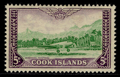 cook-islands-gvi-sg154-5d-emerald-green-violet-m-mint