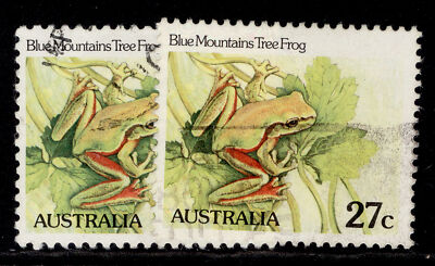 australia-qeii-sg790-790a-1981-27c-perf-varieties-fine-used