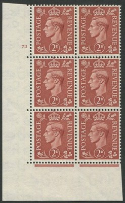 1950-2d-sg-506-cyl-72-no-dot-block-of-six-four-u-m-c-30