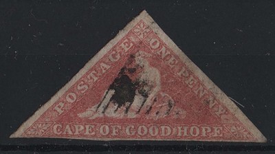 cape-of-good-hope-1855-1d-rose-triangular-white-paper-vgu-3-good-large-margins