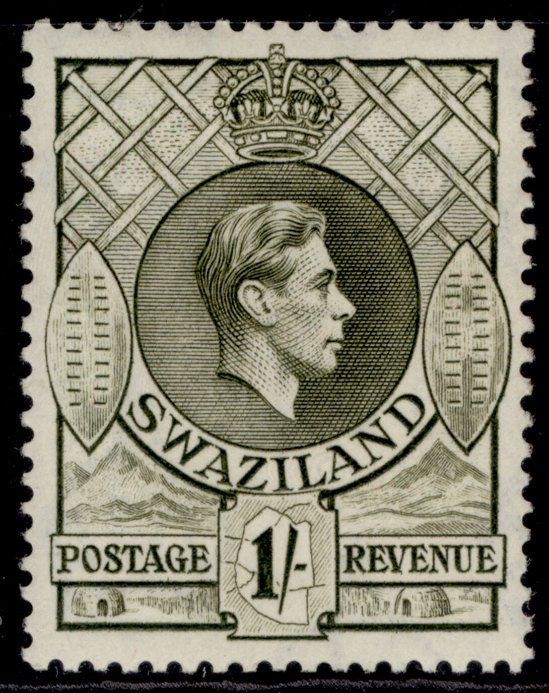 swaziland-gvi-sg35-1s-brown-olive-m-mint-cat-28