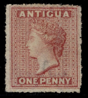 antigua-qv-sg5-1d-rosy-mauve-unused-cat-130