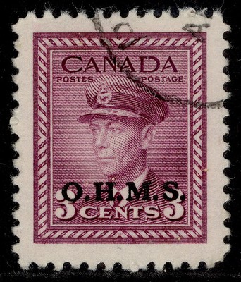 canada-gvi-sg-o164-3c-purple-fine-used