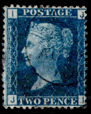 gb-qv-sg47-2d-dp-blue-plate-13-fine-used-cat-15-cds-ji