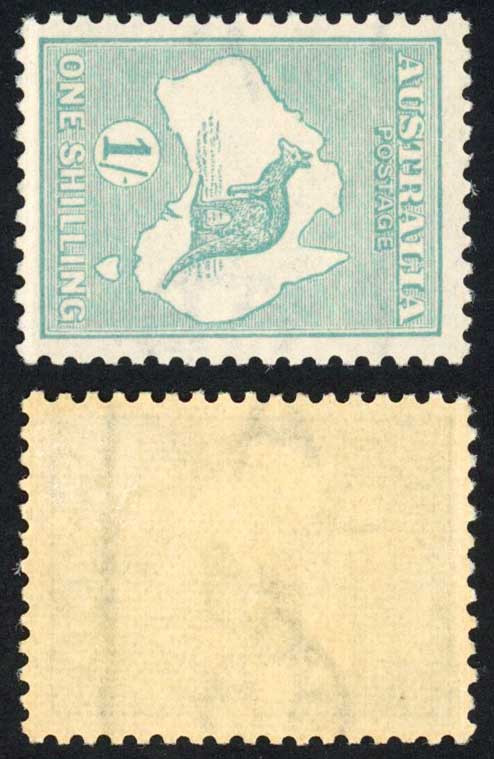 australia-1915-27-sg-40ba-1s-blue-green-wmk-sideways-kangaroo-vfm