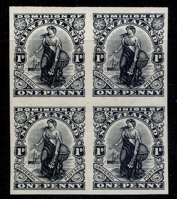 new-zealand-edvii-1909-27-1d-dominion-imperf-plate-proofs-block-nh-mint