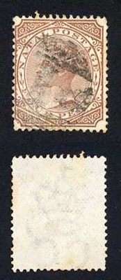 natal-sg69-4d-brown-wmk-crown-cc-used-cat-21-pounds