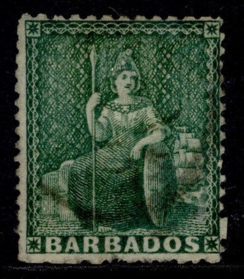 barbados-qv-sg56-d-green-fine-used-cat-65