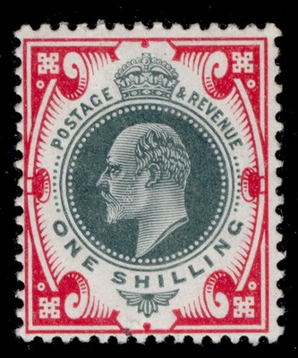 gb-edvii-sg257a-spec-m46-2-1s-dull-green-pale-carmine-c-lh-mint-cat-125