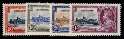 barbados-gv-sg241-244-1935-silver-jubilee-set-m-mint-cat-35