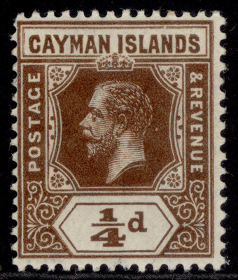 cayman-islands-gv-sg40-d-brown-m-mint