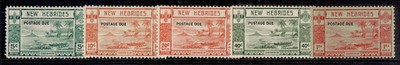 new-hebrides-gvi-sg-d6-d10-1938-postage-due-set-m-mint-cat-190