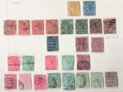 tasmania-1871-1880-range-incl-3x-5s-used-1x-postal-used-1d-2d-ovpt-specimen