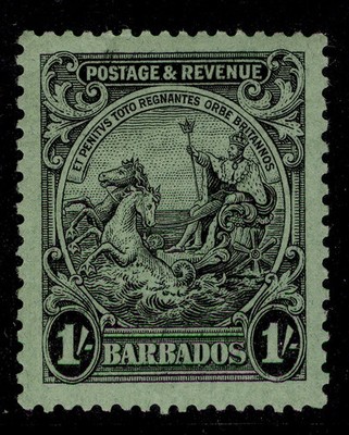 barbados-gv-sg237a-1s-black-emerald-m-mint-cat-70