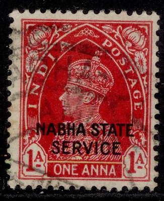 indian-states-nabha-gvi-sg-o54-1a-carmine-fine-used