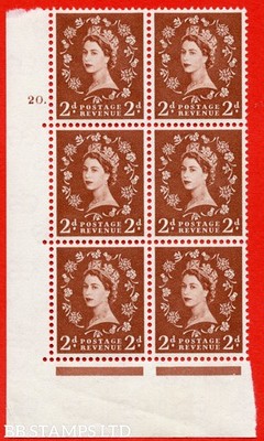 sg-573-s40-2d-light-red-brown-an-unmounted-mint-cylinder-block-of-6-b71124