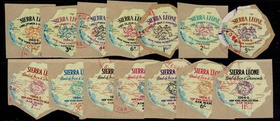 sierra-leone-qeii-sg285-298-1964-complete-set-fine-used