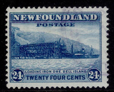 canada-newfoundland-gvi-sg287-24c-blue-fine-used-cat-25