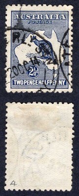 australia-sg4-2-1-2d-indigo-kangaroo-wmk-wide-crown-used-cat-24-pounds