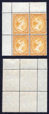 falkland-is-sg33x-6d-orange-yellow-wmk-reversed-corner-block-2-x-u-m-cat-360