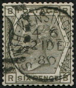 6d-sg-147-pl-17-vfu-perfectly-centred-upright-s-kensington-1880-cds