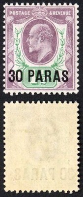 british-levant-sg16-30-paras-on-1-1-2d-pale-dull-purple-and-green-u-m