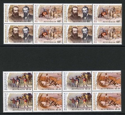 australia-sg3466a-8a-2010-150th-ann-of-burke-and-wills-set-of-4-in-blocks-u-m