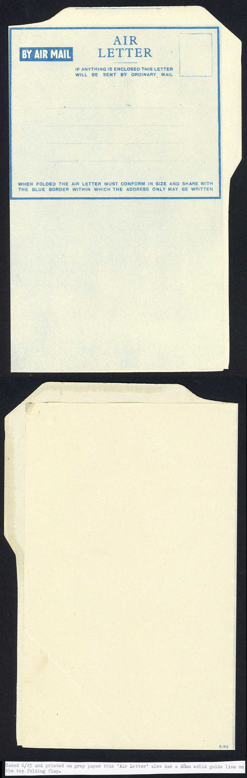 wwii-air-letter-coded-6-45-printed-on-grey-paper-mint